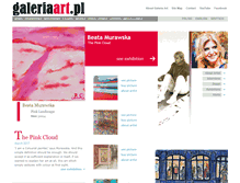 Tablet Screenshot of galeriaart.pl